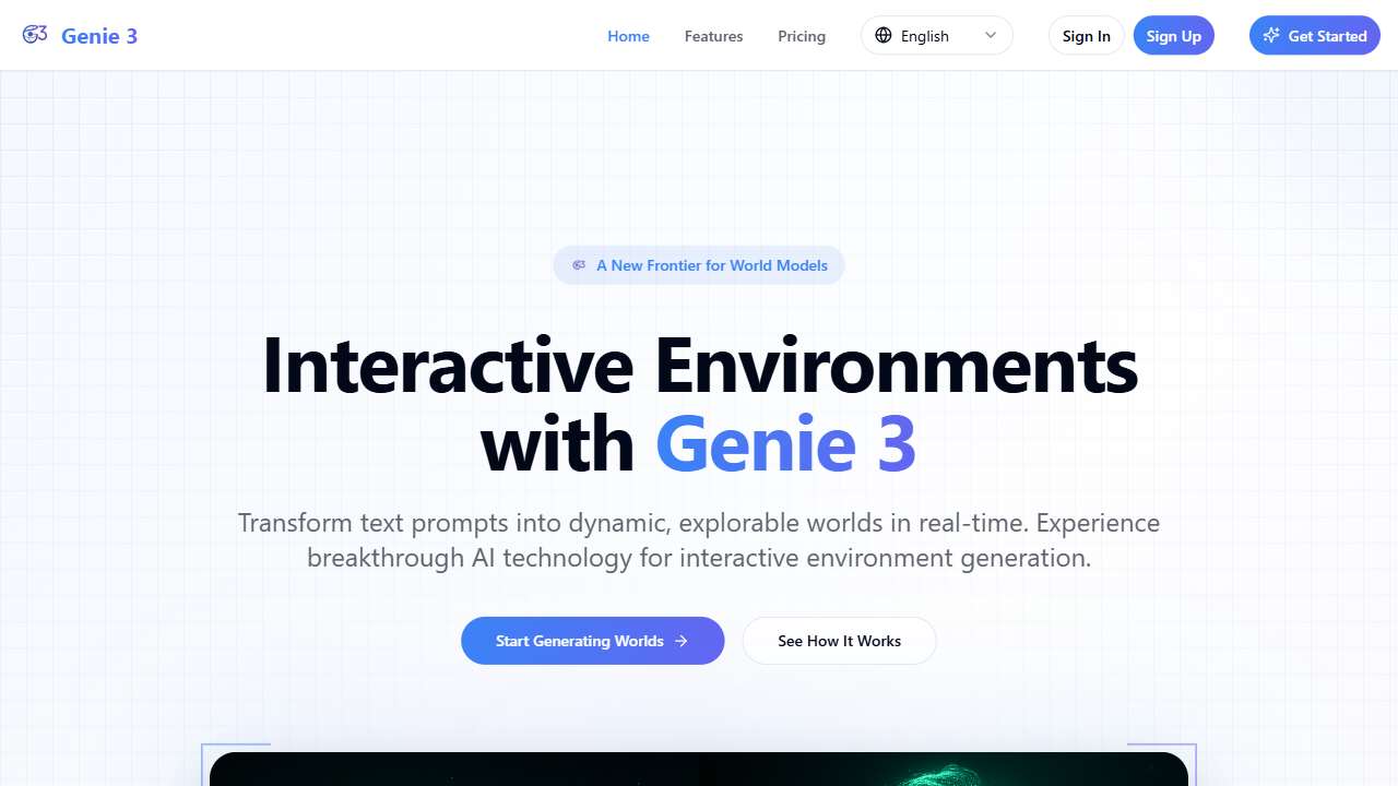 Genie 3 - Interactive AI World Model