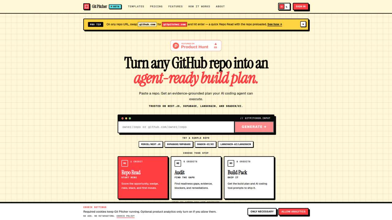Git Pitcher