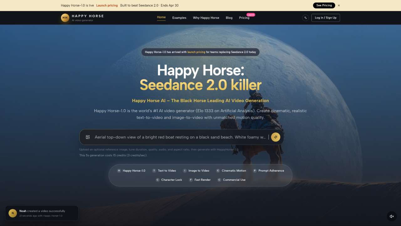 Happy Horse: Seedance 2.0 killer