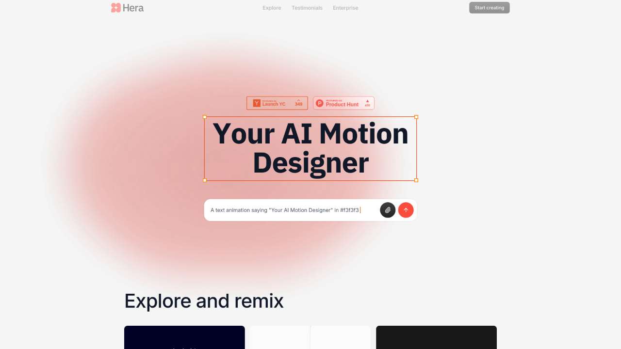 Hera – Your AI Motion Designer