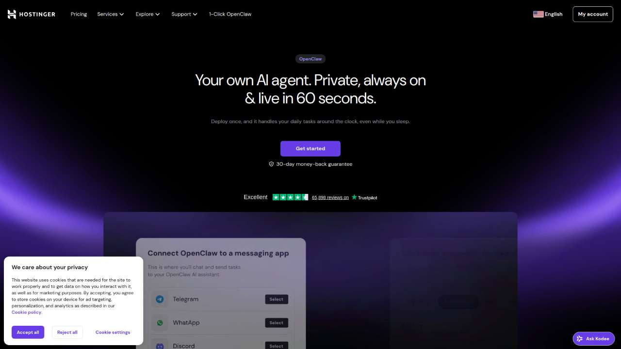 Hostinger 1-Click OpenClaw