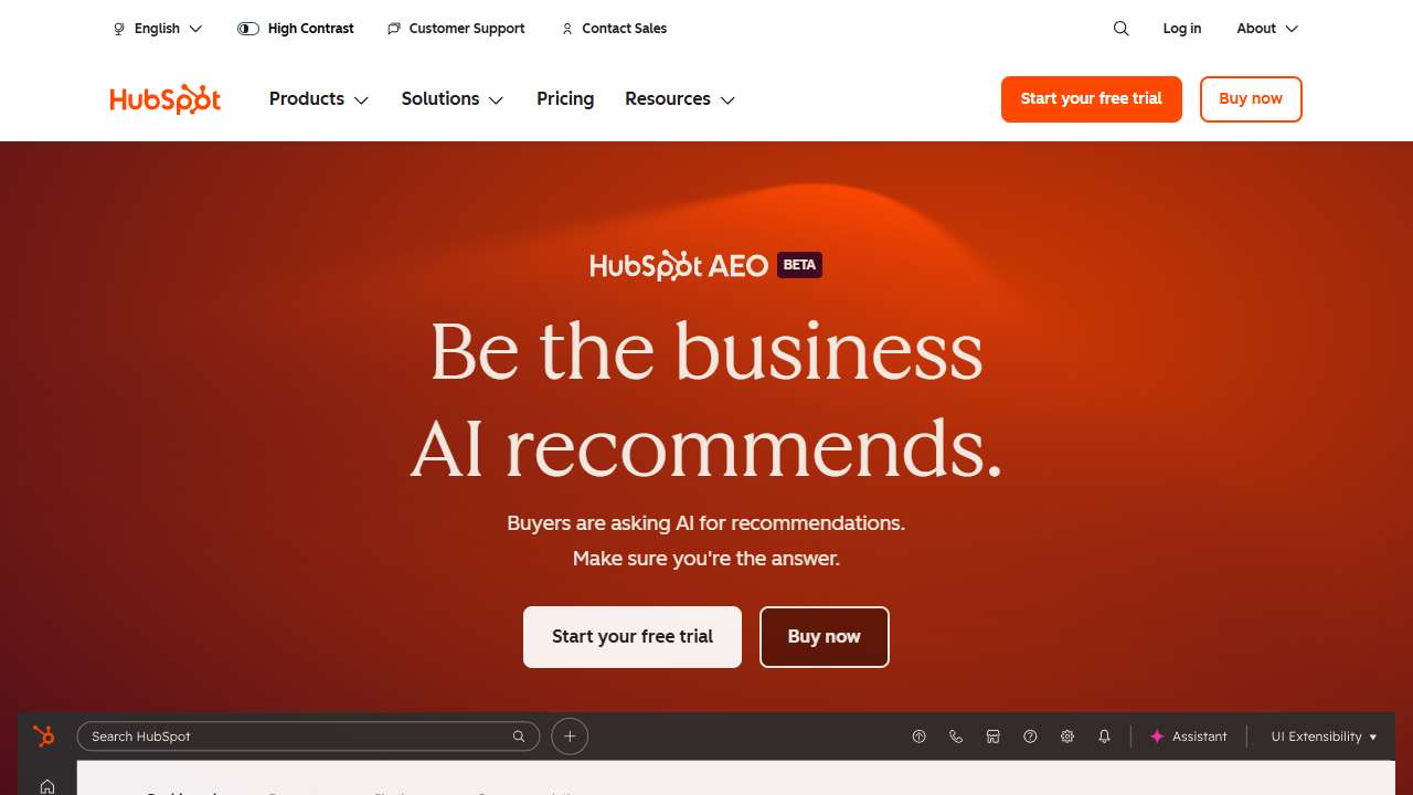 HubSpot AEO