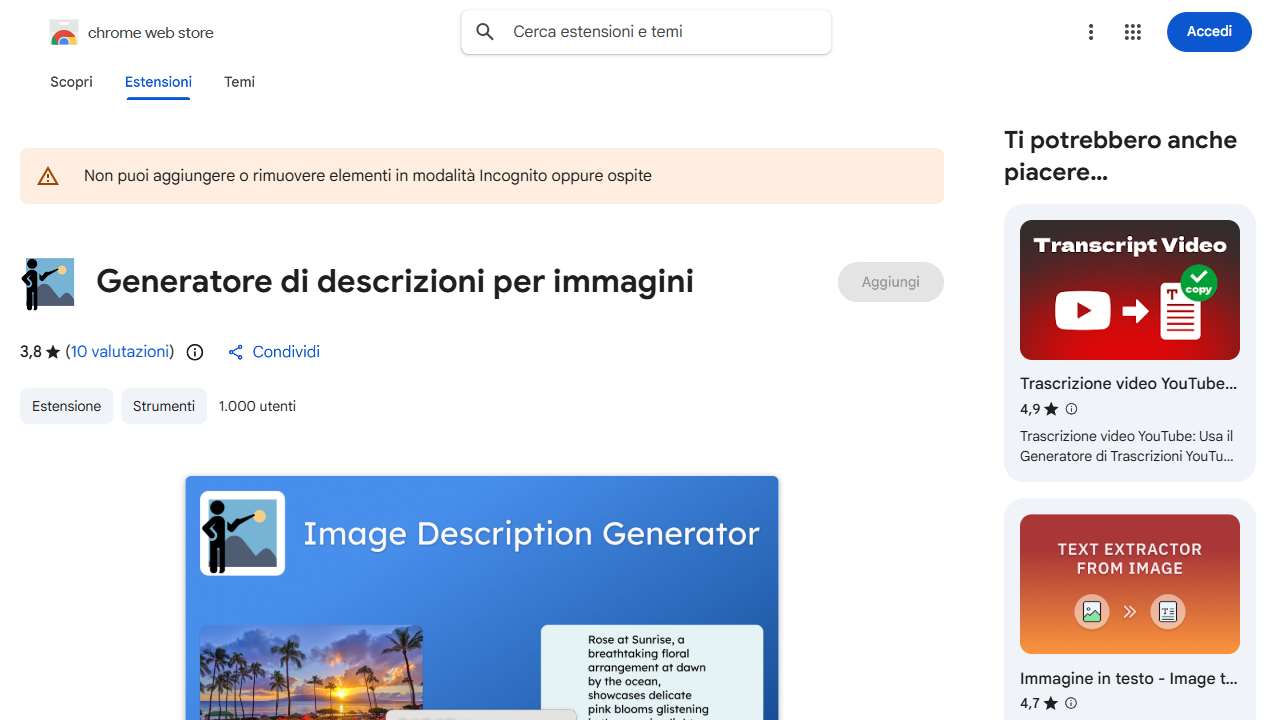 Image Description Generator
