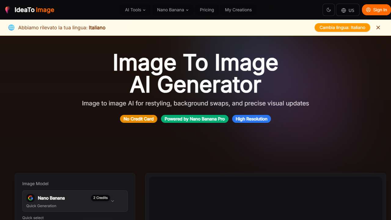 Image To Image AI Generator