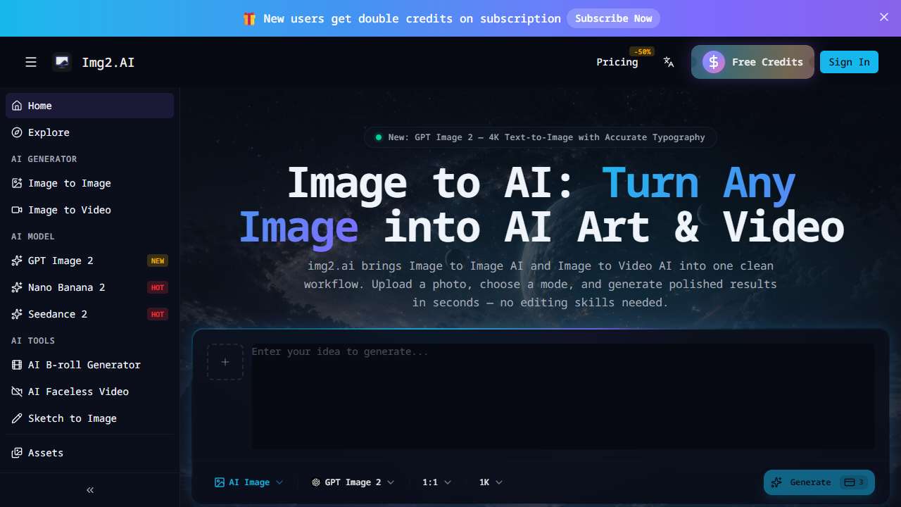Image to Image - Video AI