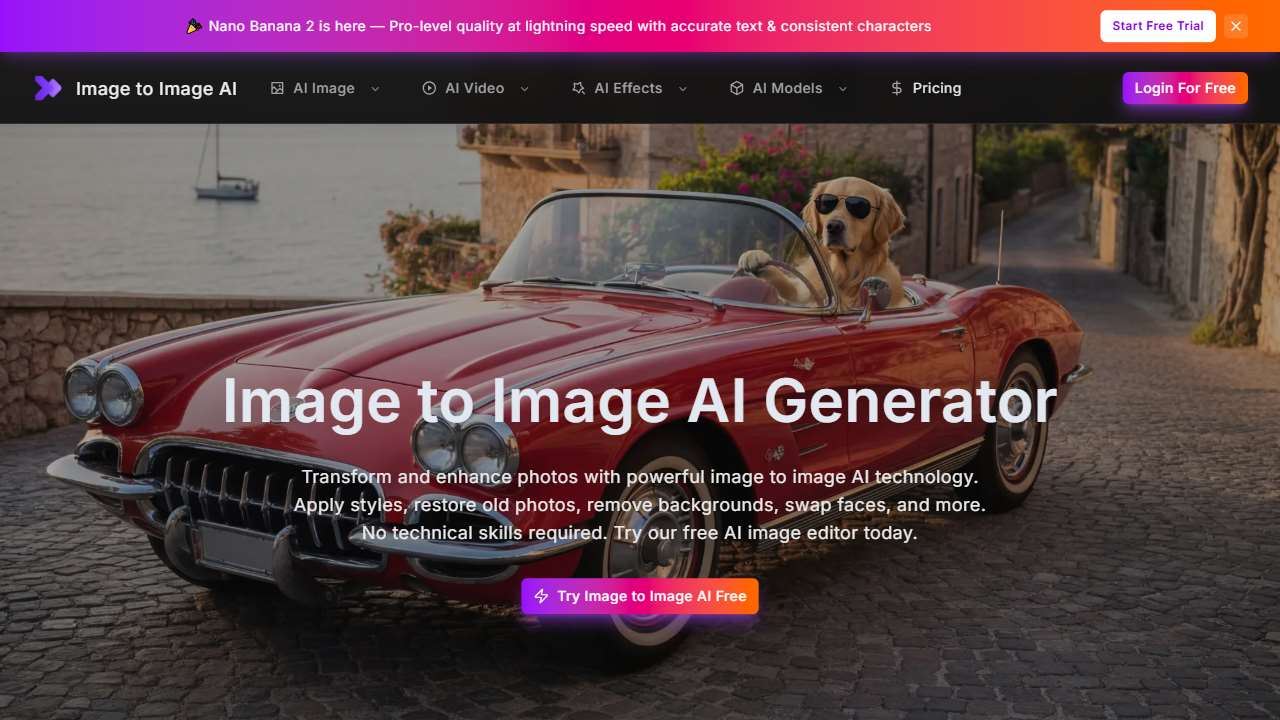 Image to Image AI - Free AI Image Editor & Enhance Online