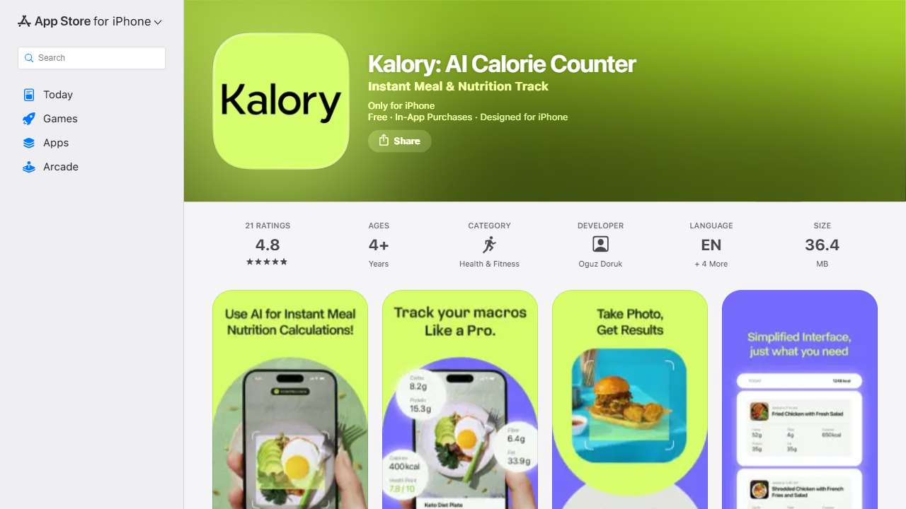 Kalory: AI Calorie Counter