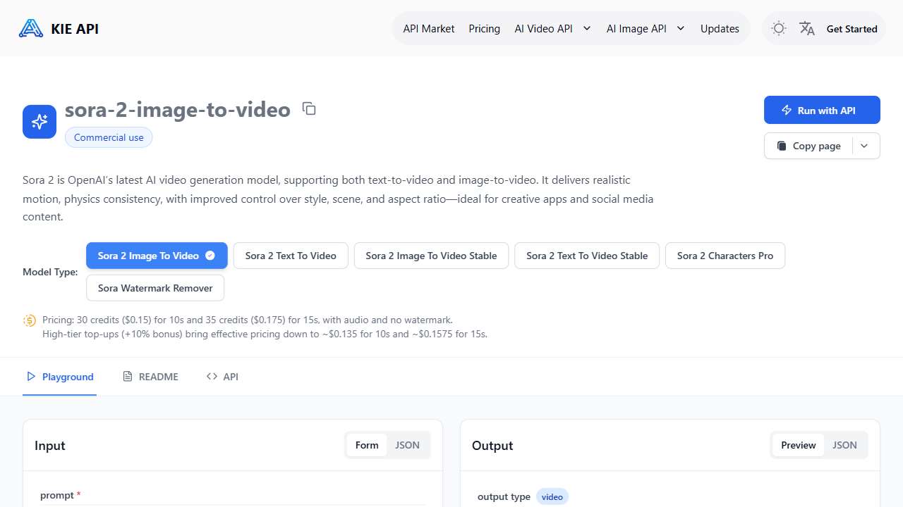 Kie.ai: Affordable and Stable Unofficial Sora 2 API for Text & Image to Video with Audio