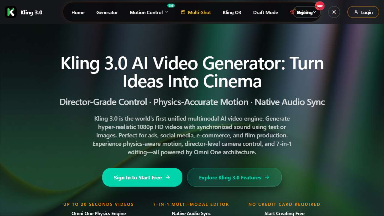 Kling 3.0 AI Video Generator
