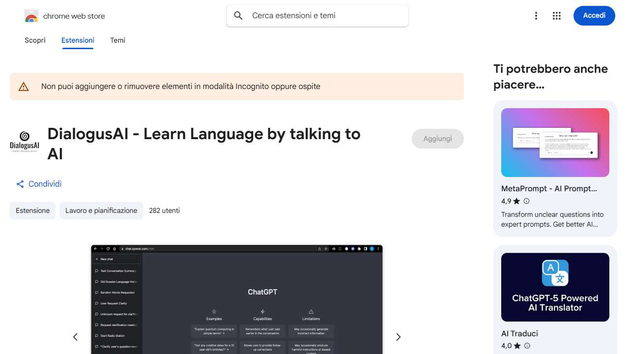 Language Learning Chrome Extension