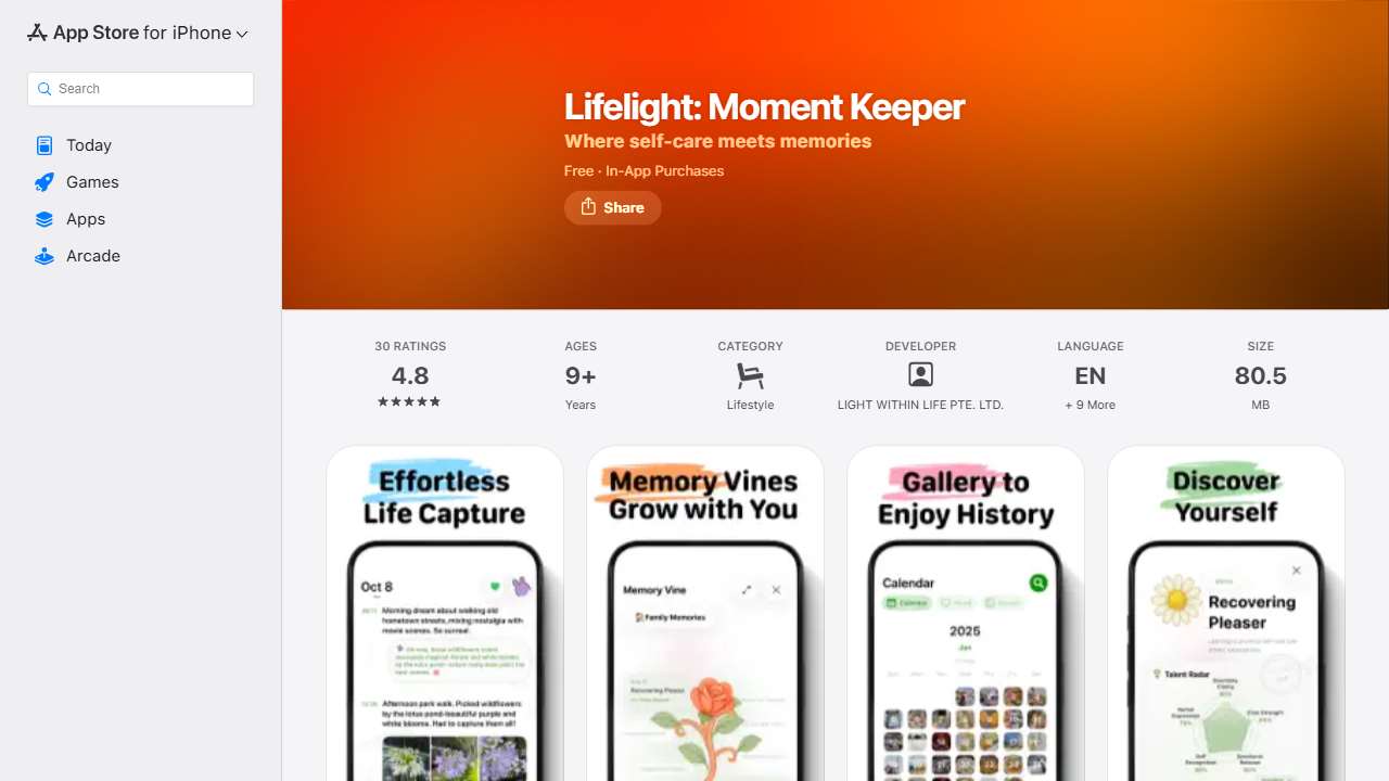 Lifelight - AI Journal