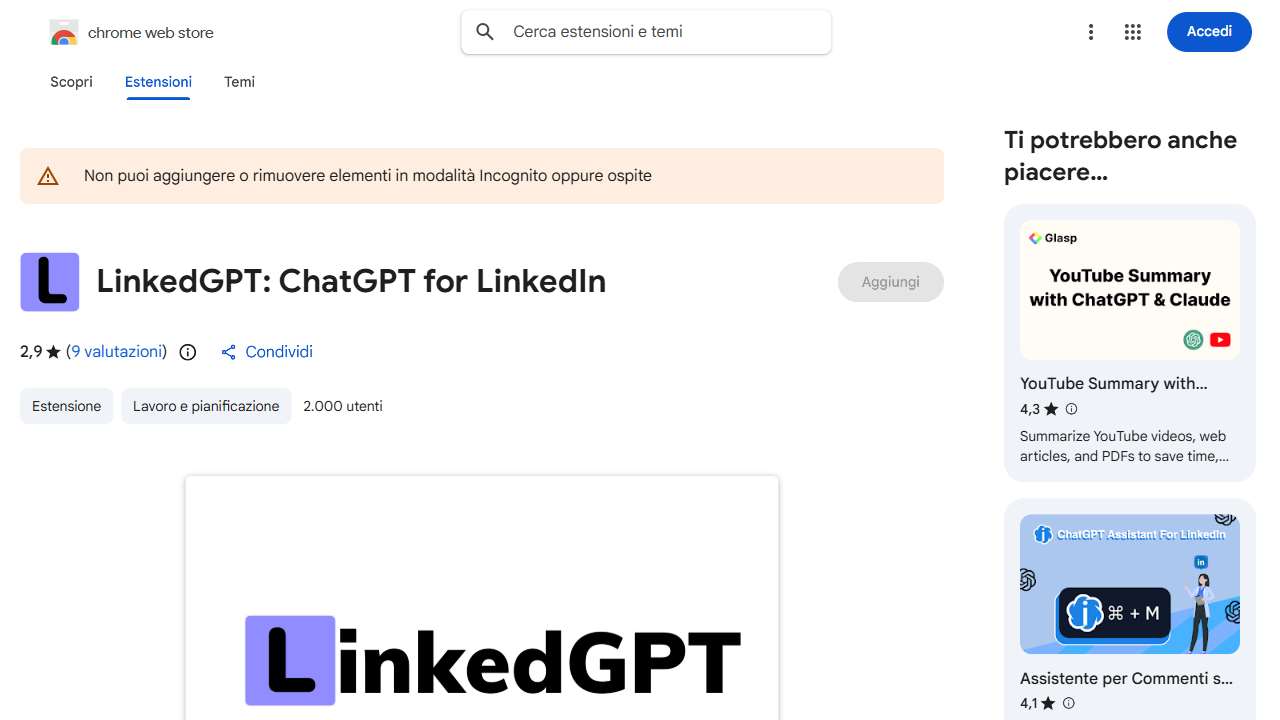 LinkedGPT: ChatGPT for LinkedIn
