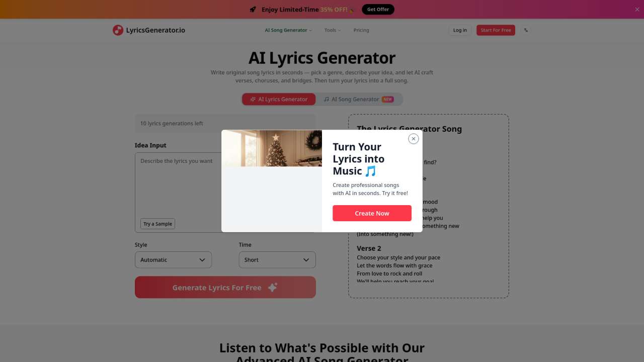 LyricsGenerator.io
