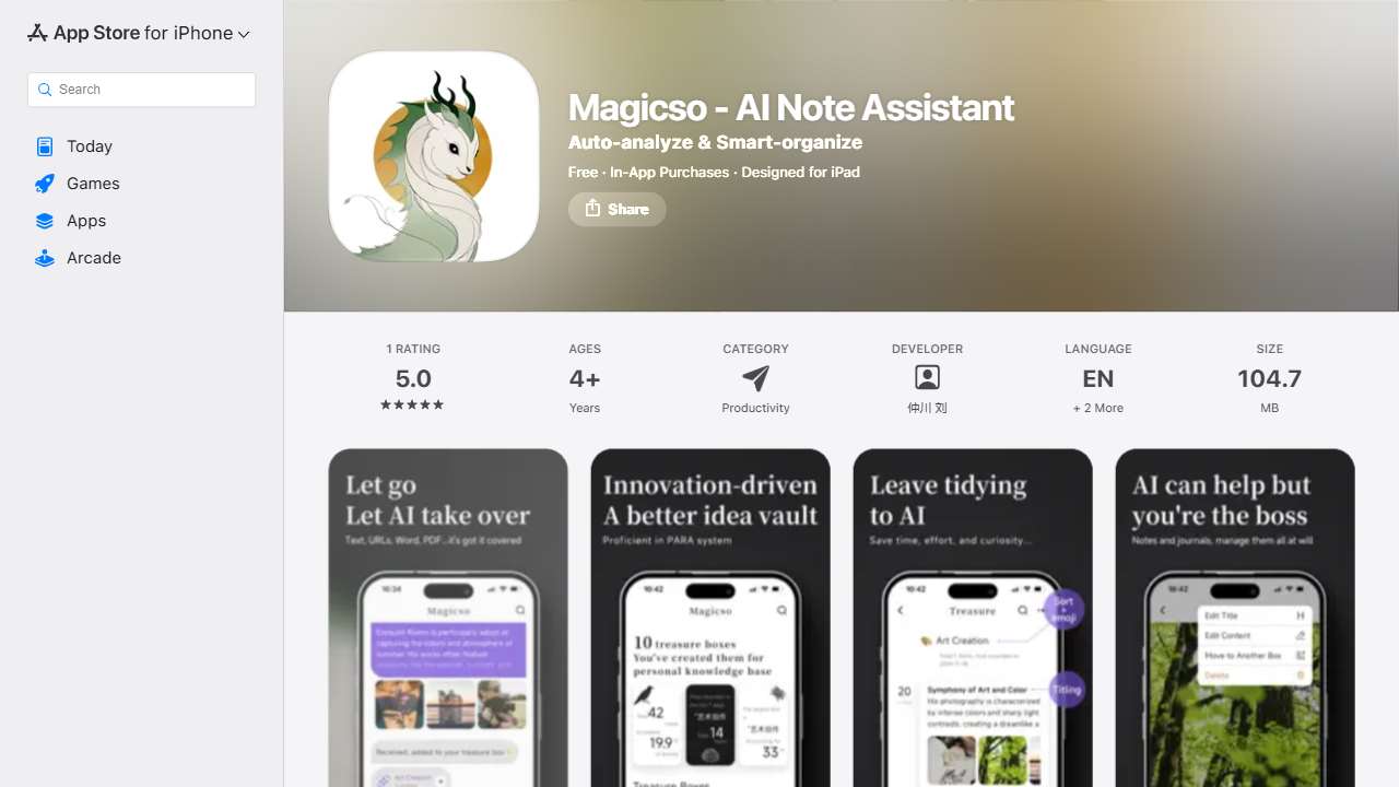 Magicso - AI Note Assistant