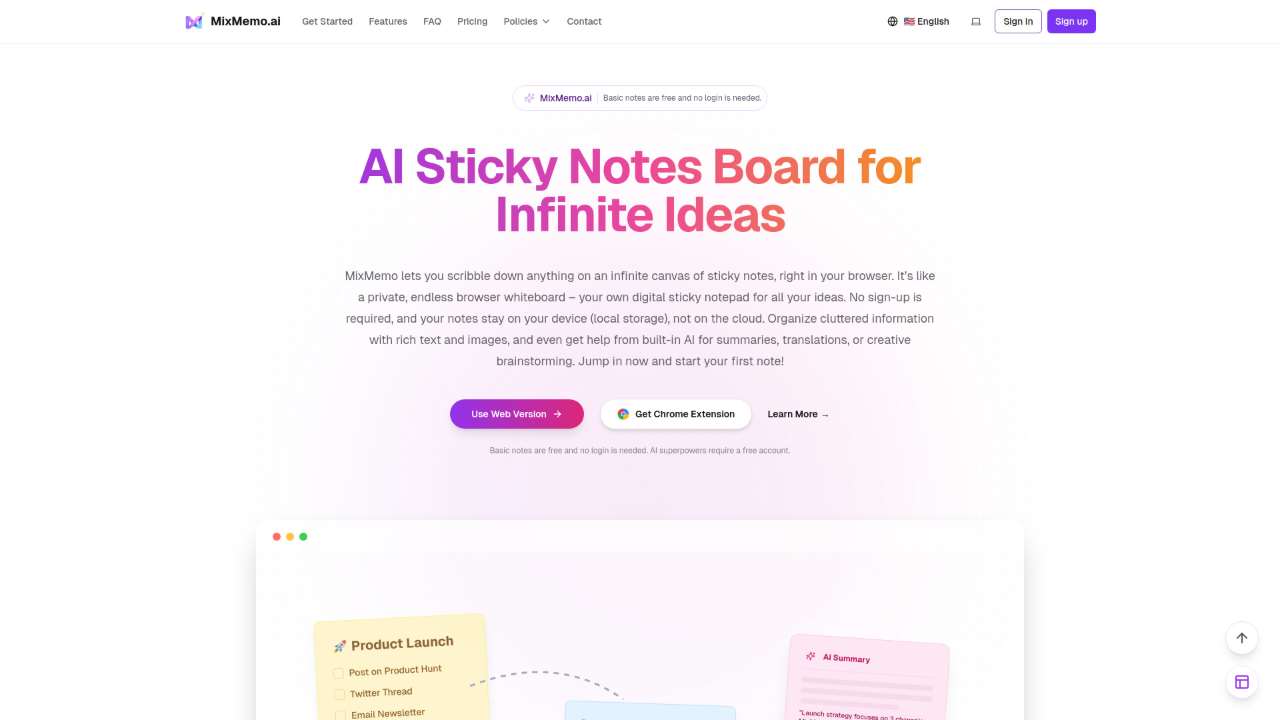 MixMemo - Visual AI Canvas