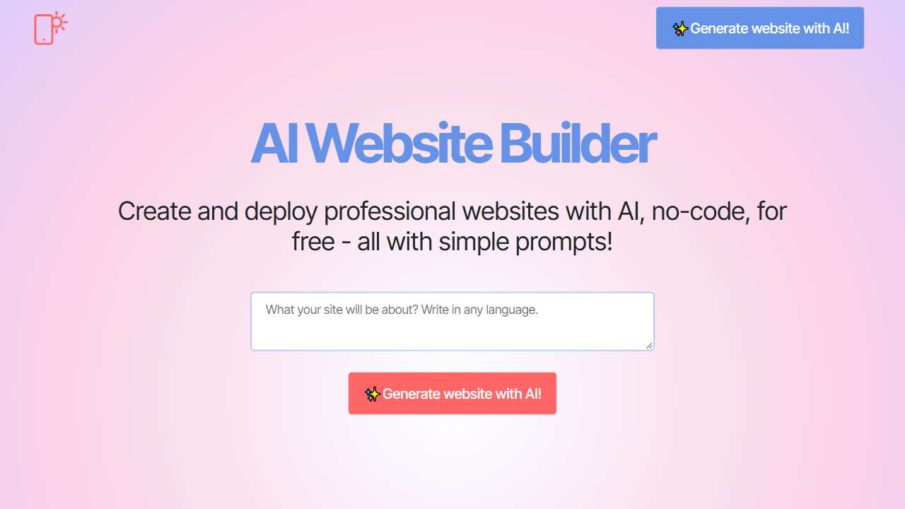 Mobirise AI Website Builder