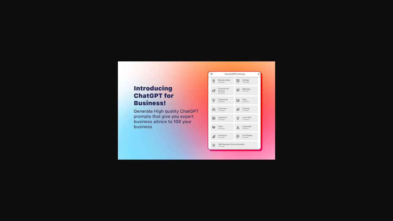 One-Click GPT for Business