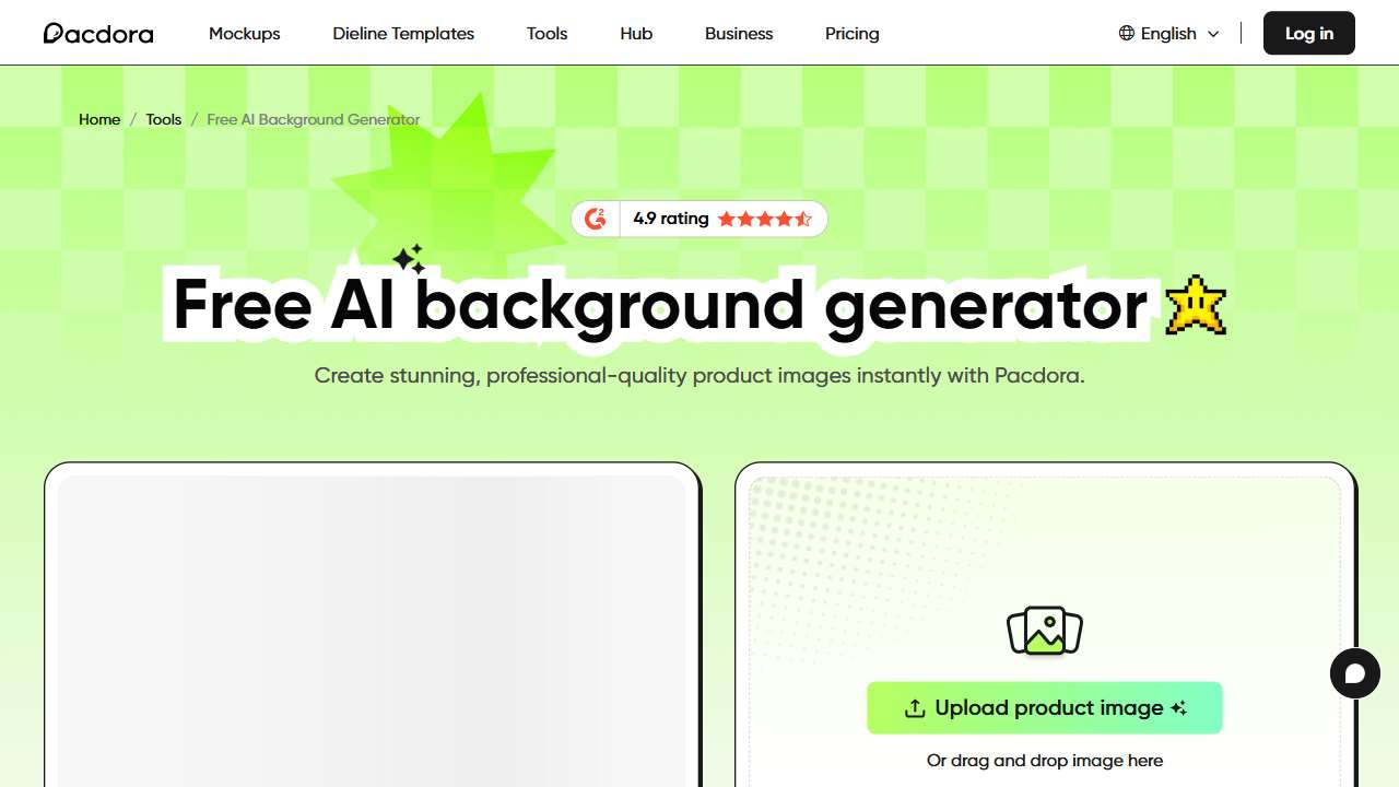 Pacdora AI Background Generator