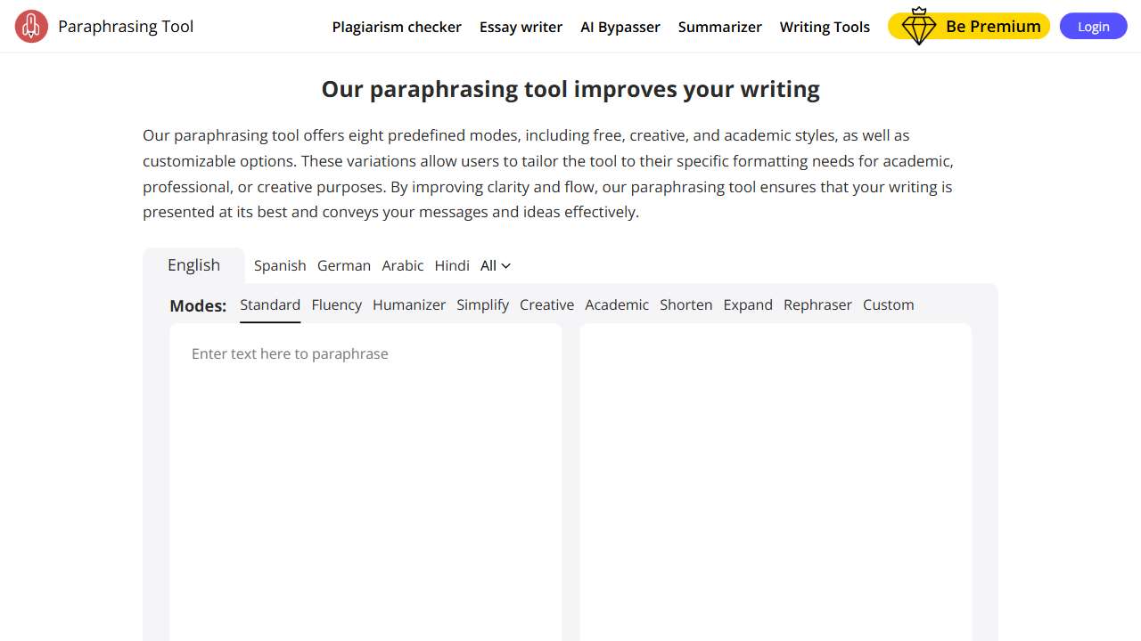 Paraphrasing Tool