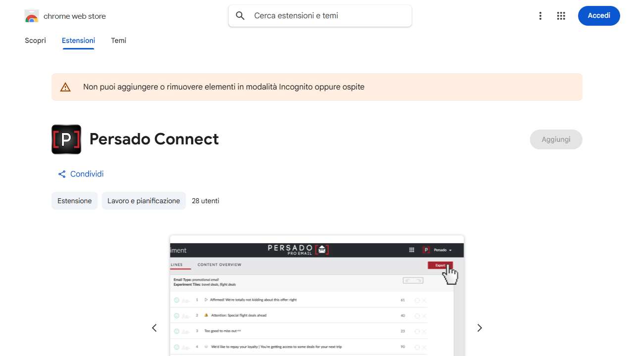 Persado Connect Chrome Extension