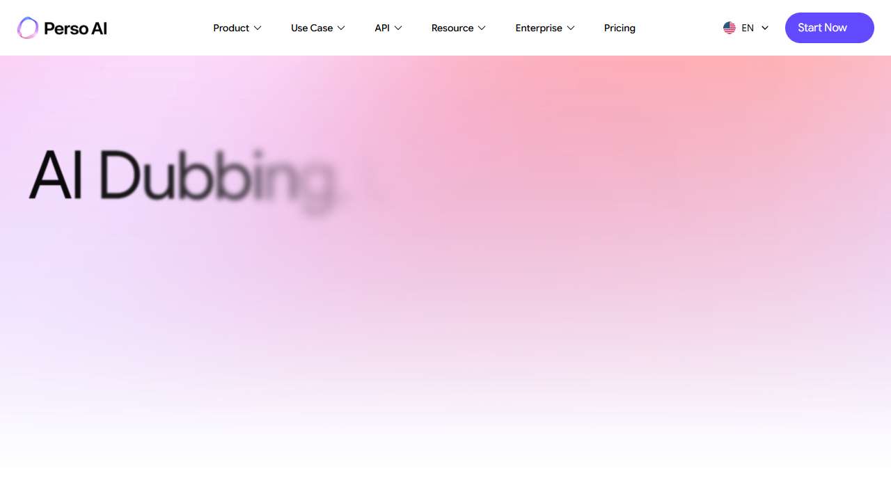 Perso AI Dubbing