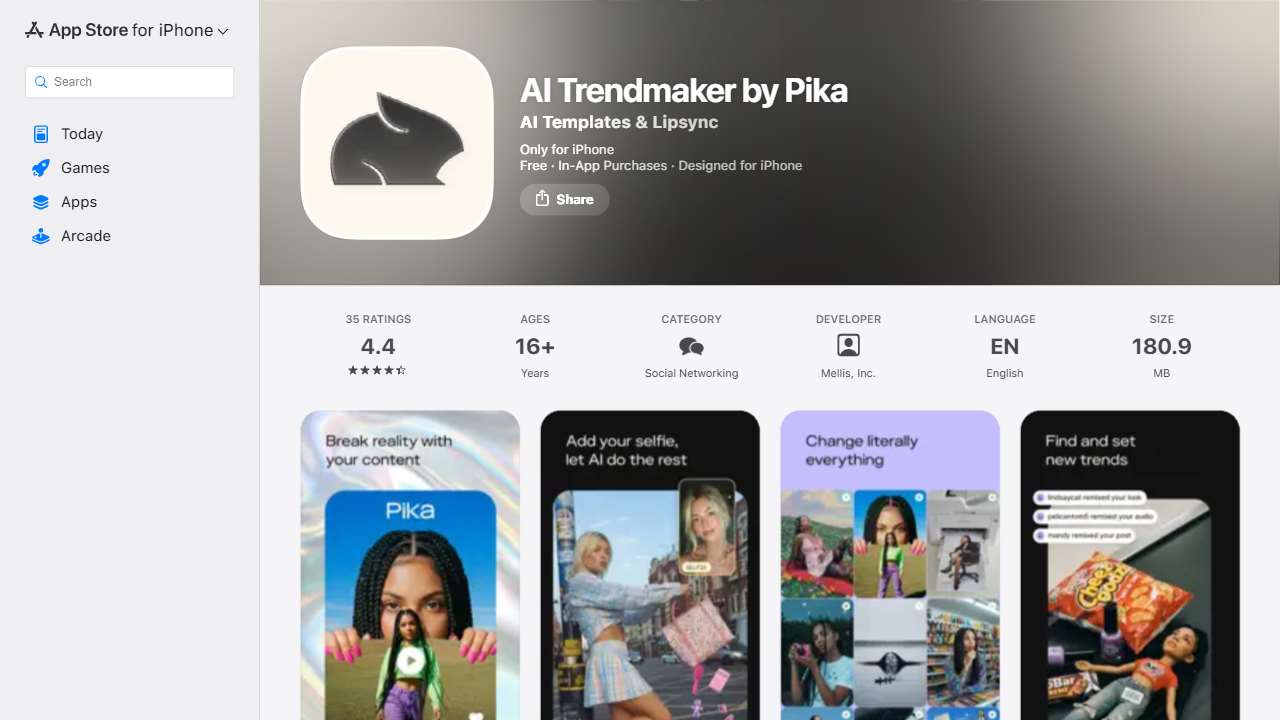 Pika - Social AI Video