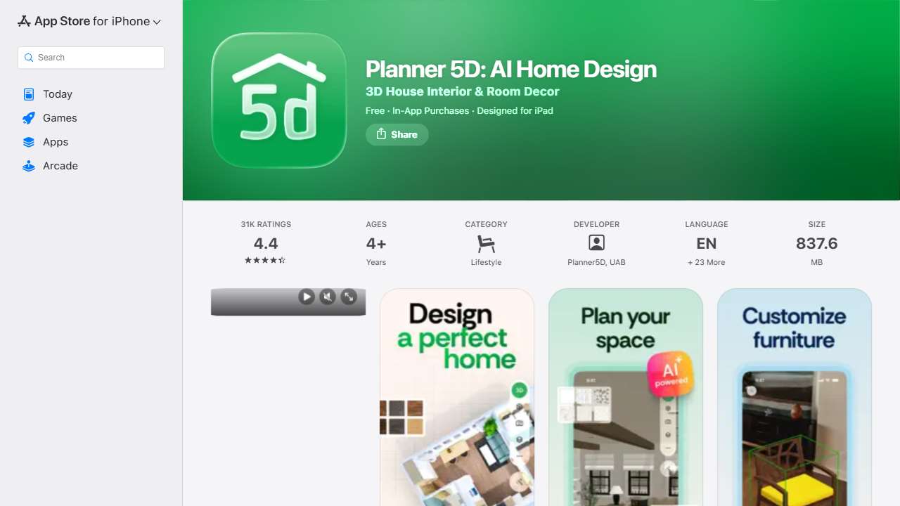 Planner 5D: Room, House Design