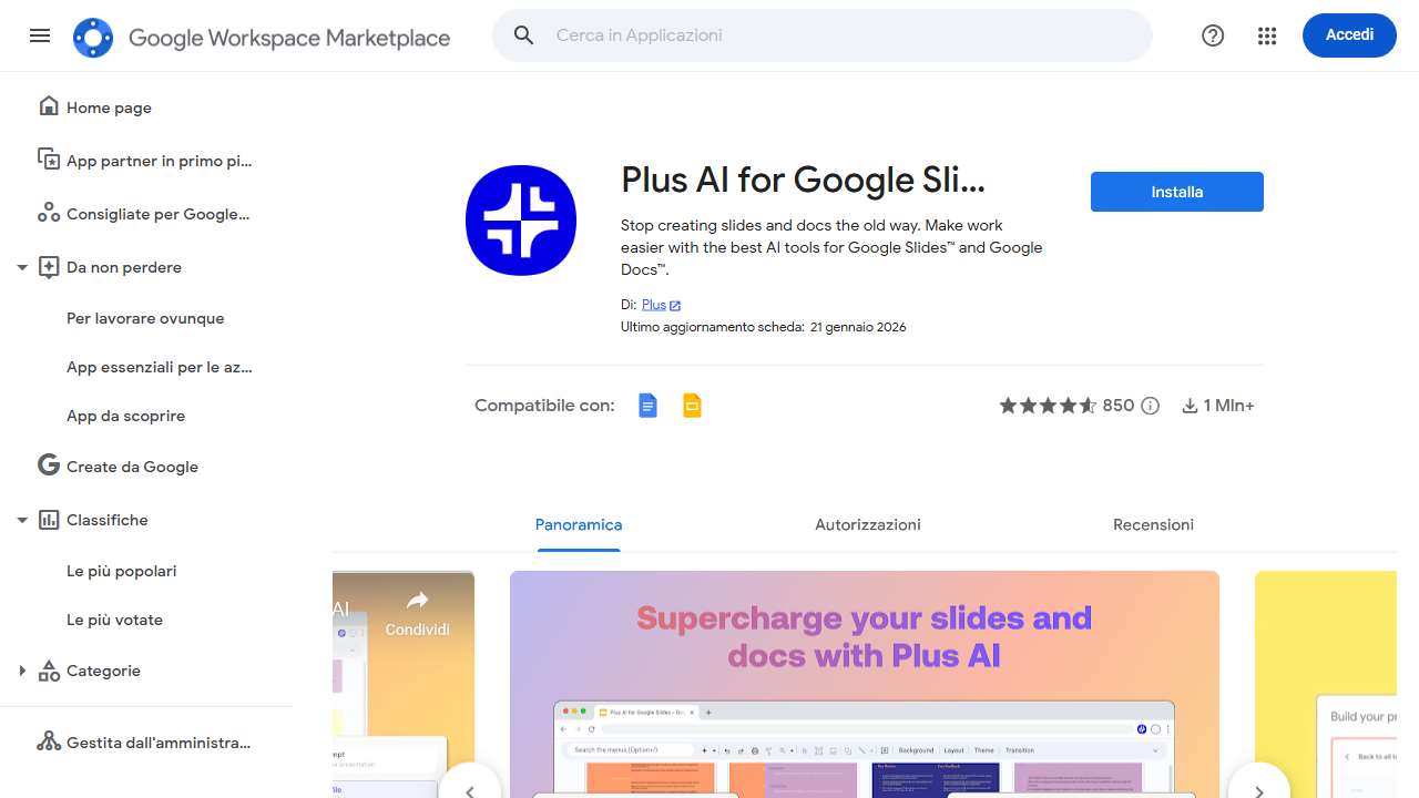 Plus AI for Google Slides™