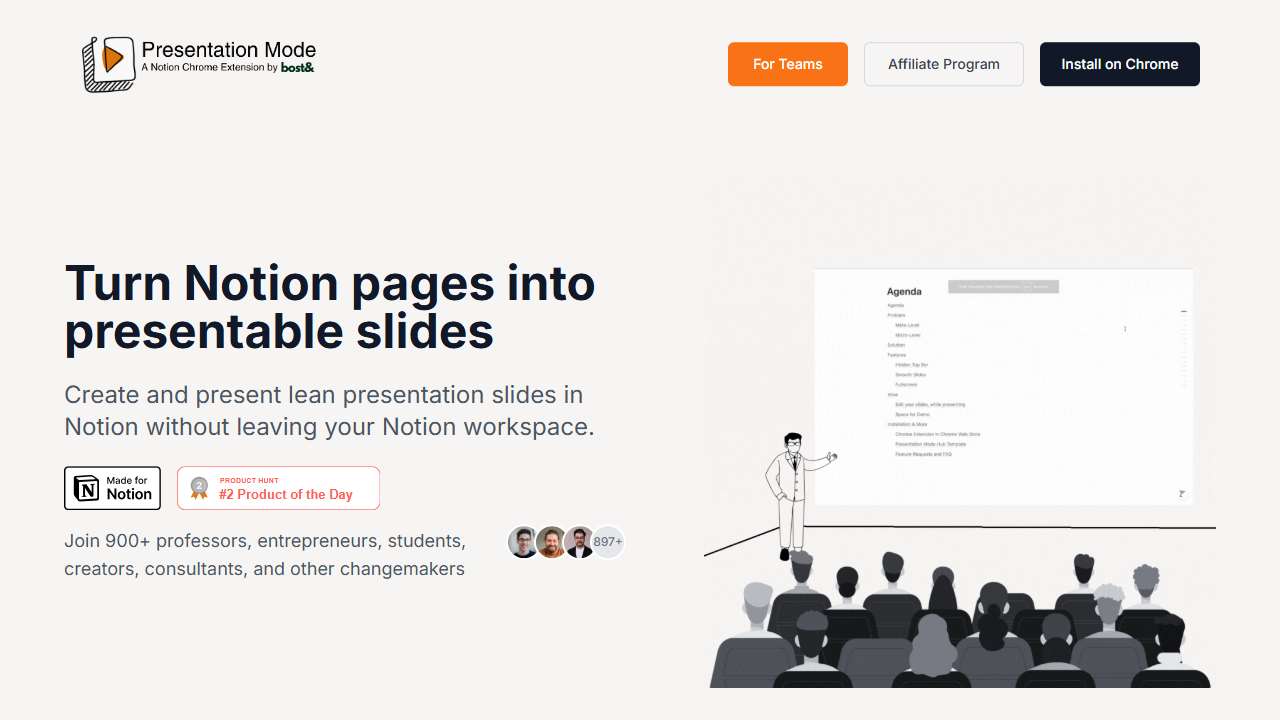 Presentation Mode for Notion