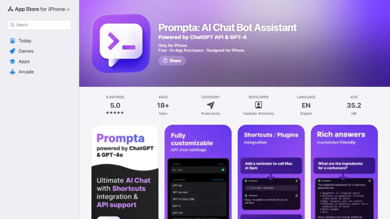 Prompta: AI Chat Bot Assistant