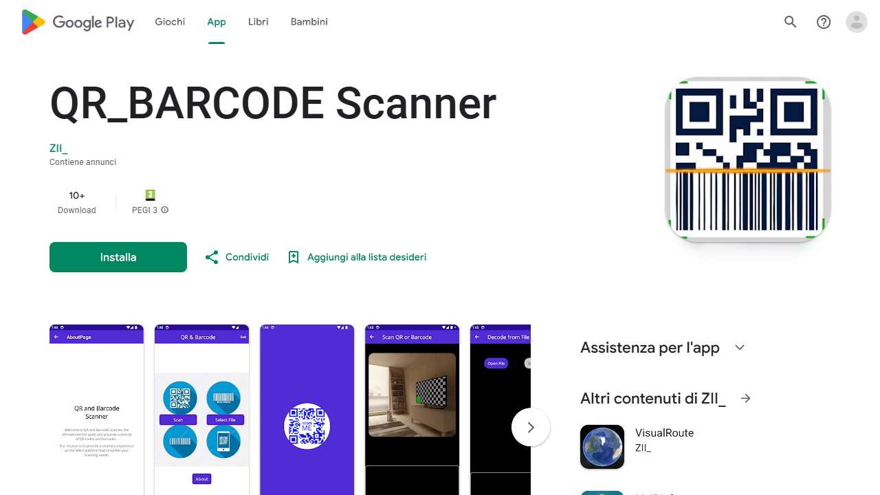 QR_BARCODE Scanner