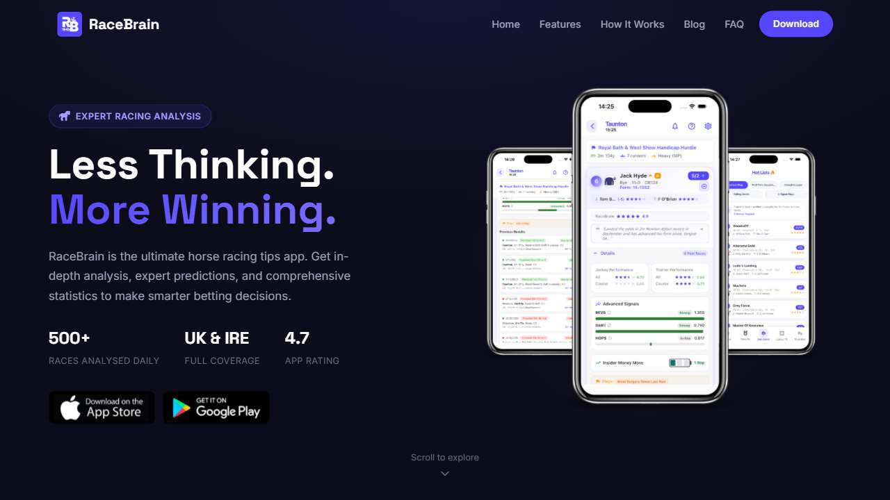 RaceBrain - Horse Racing Tips