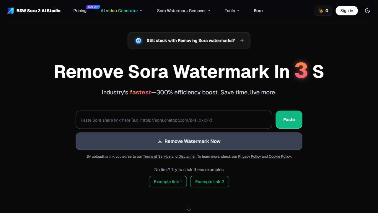 Remove Sora watermarks in 5 seconds – without quality loss