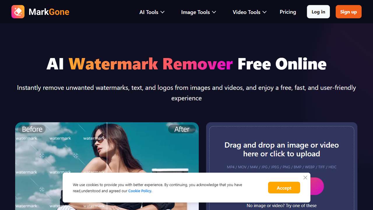 Remove Watermark - MarkGone