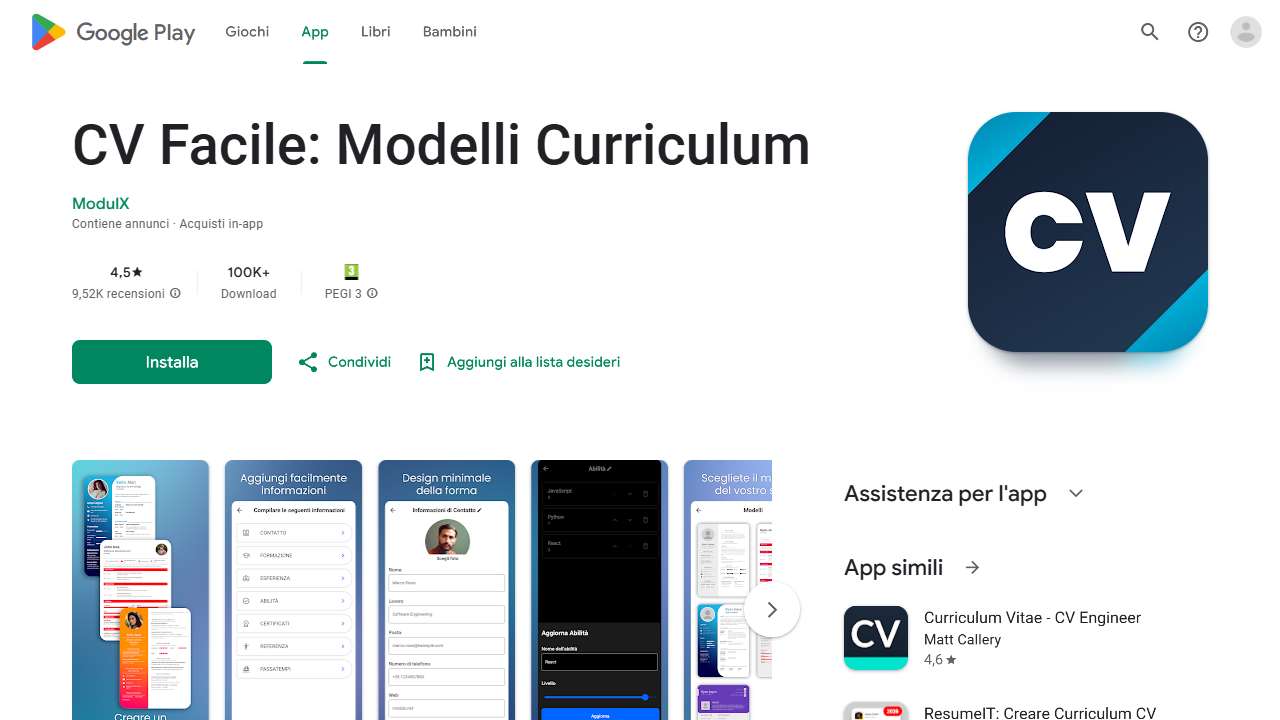 Resume Builder: PDF CV Maker