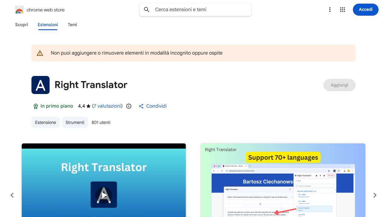 Right Click Translator