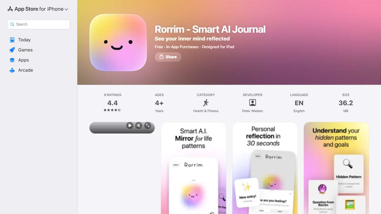 Rorrim - Smart AI Journal