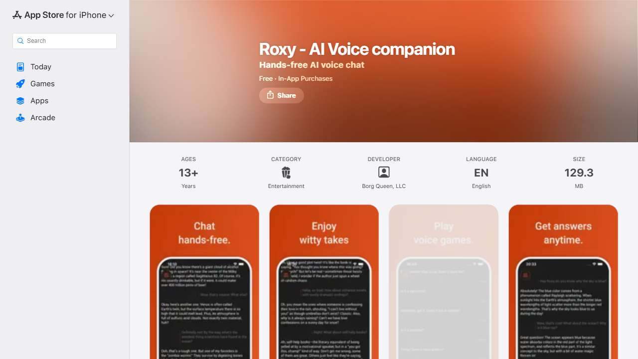 Roxy - AI Voice companion
