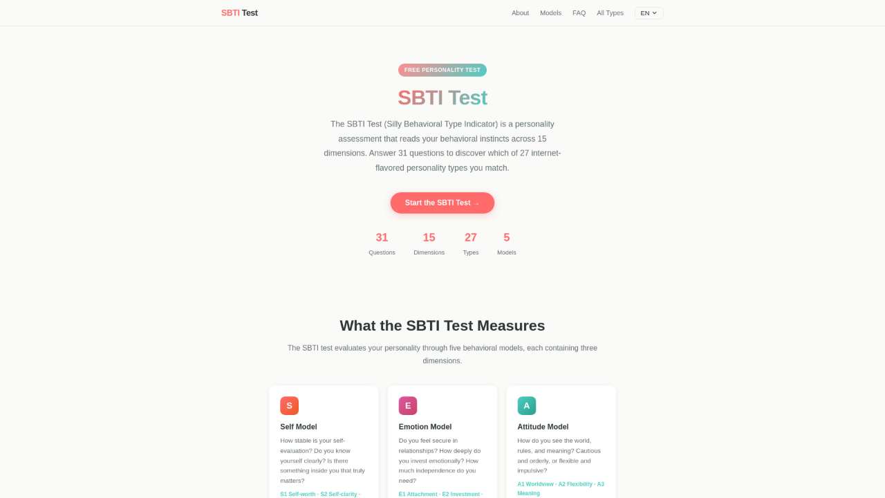 SBTI Test