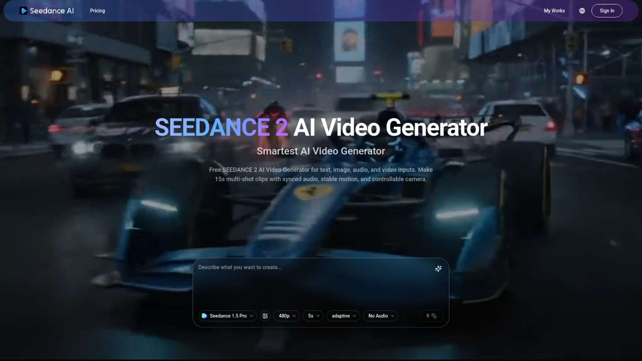 SEEDANCE 2 AI Video Generator