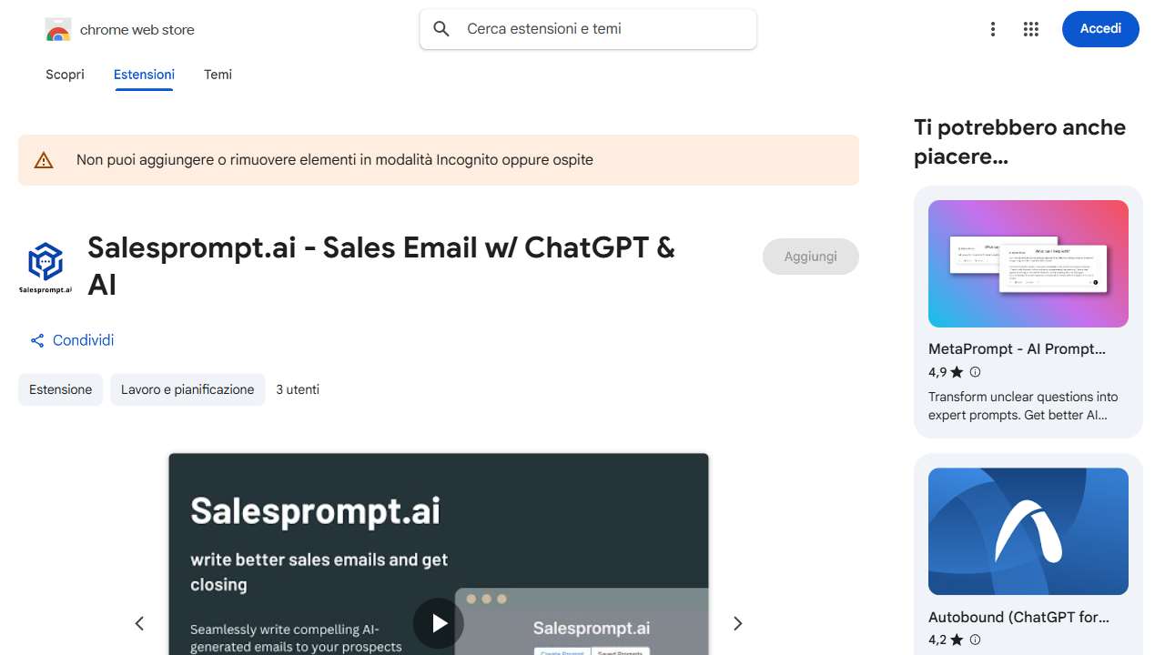 Sales Email Outreach Chrome Extension
