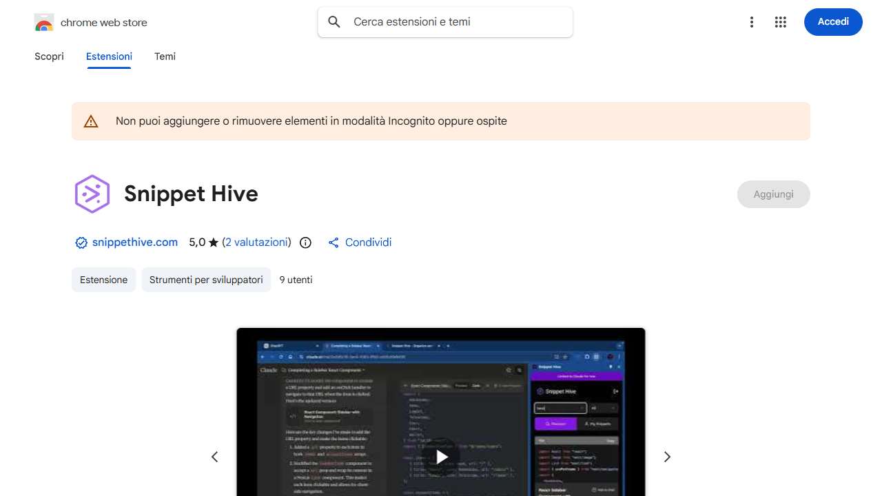 Save AI Code Snippets