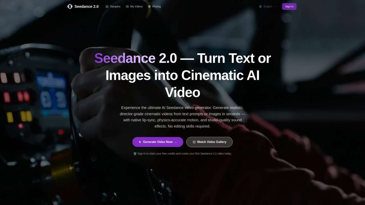 Seedance 2.0 - AI Video Generator