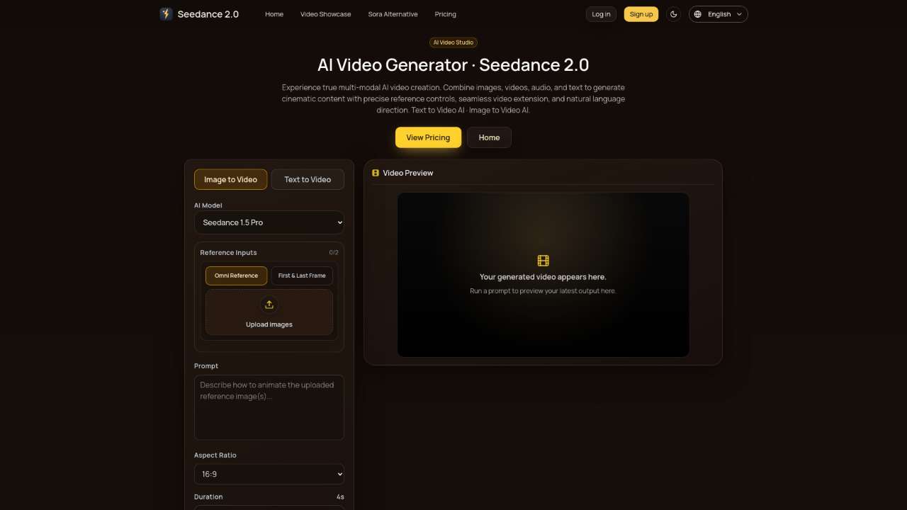 Seedance 2.0 AI Video Generator