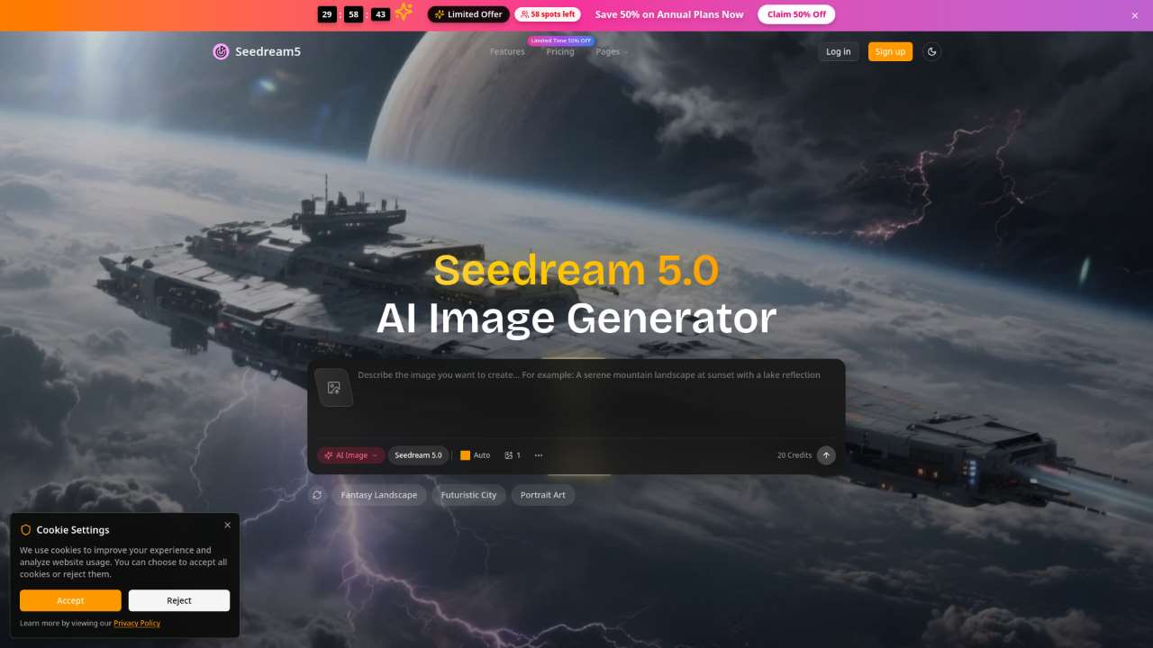 Seedream 5.0 AI Image Generator