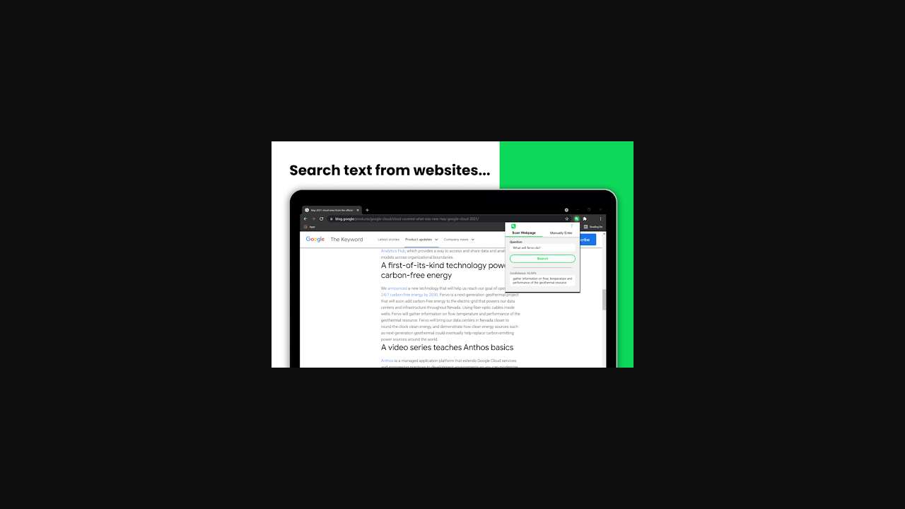 Semantic Search Extension