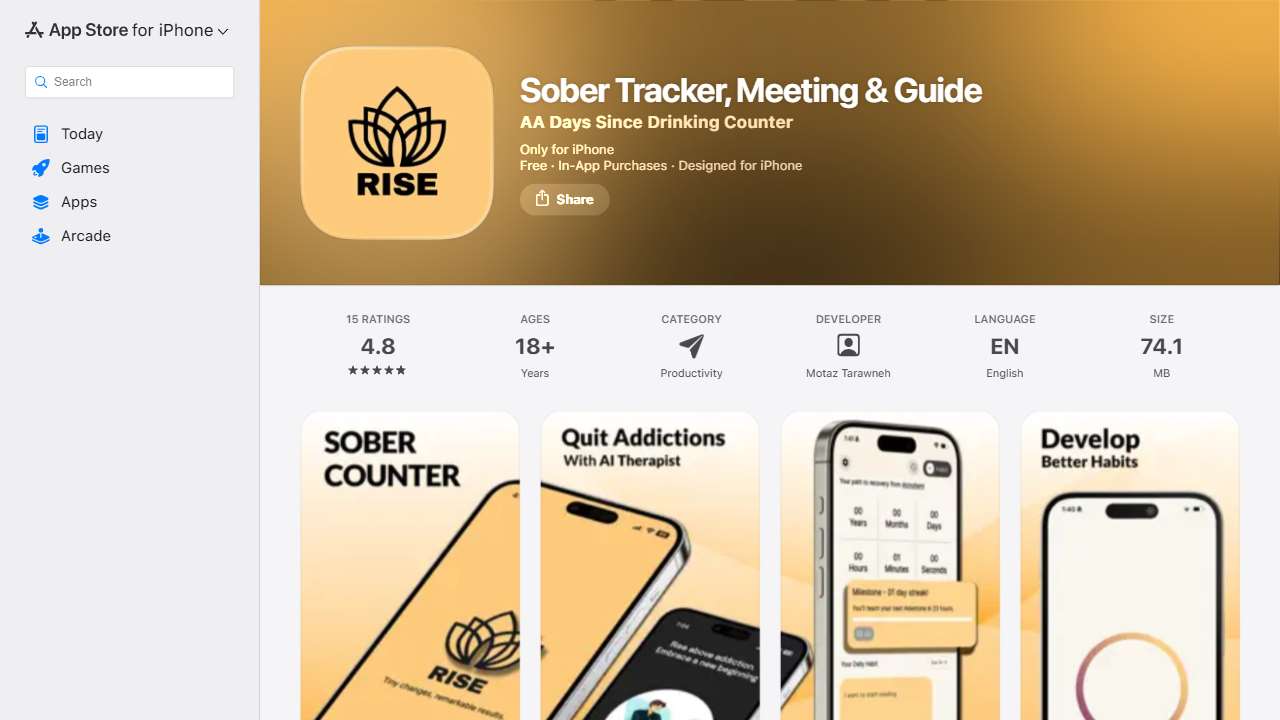 Sober Counter & Therapy - Rise