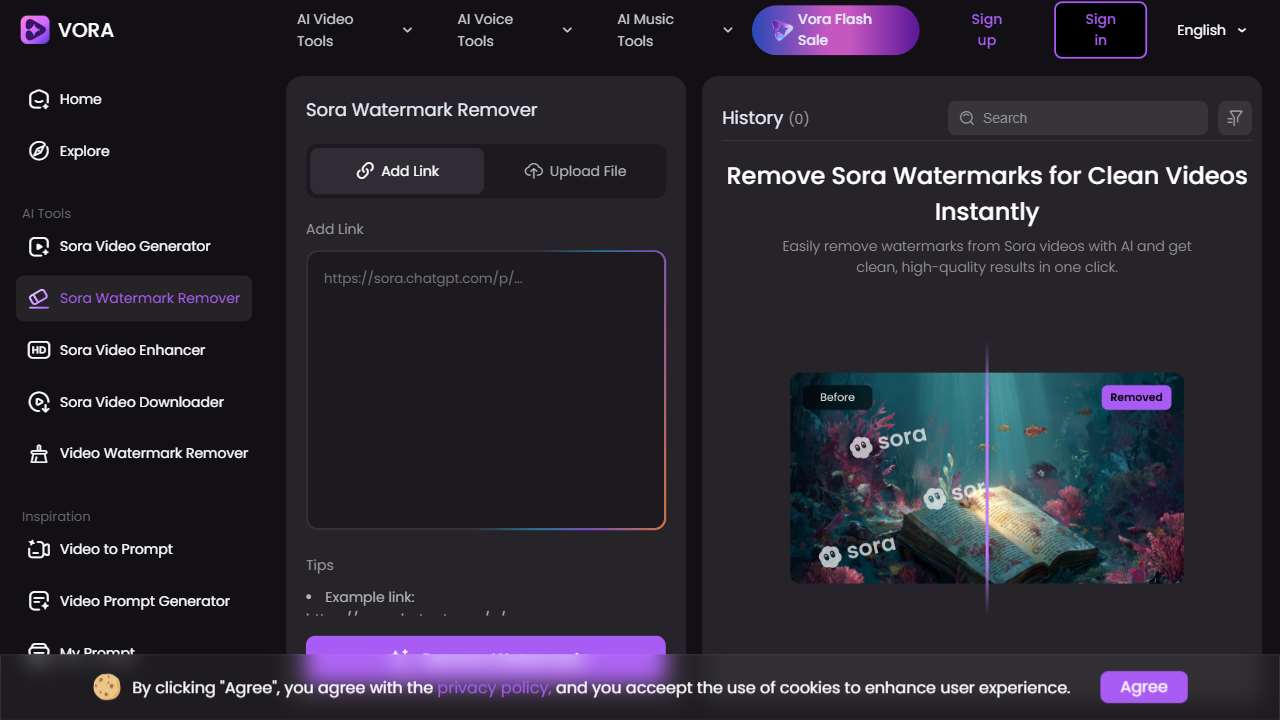 Sora Watermark Remover by Fineshare