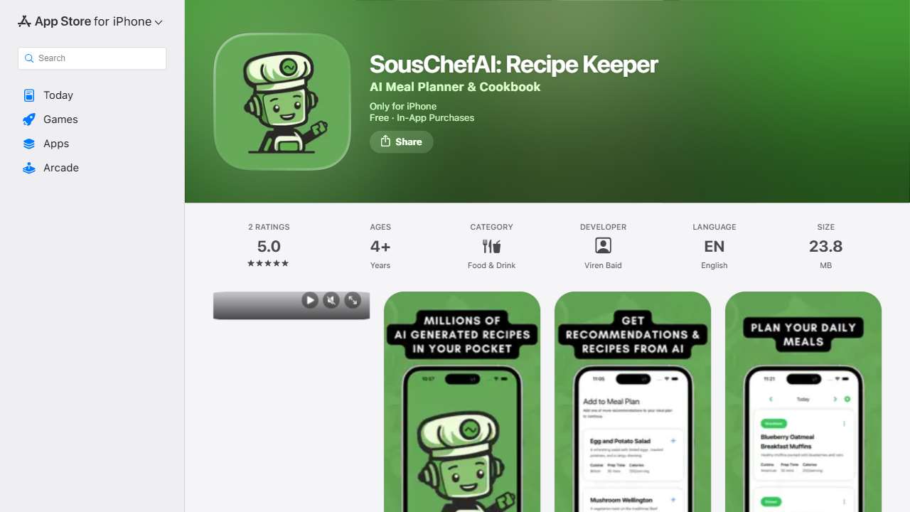 SousChef AI Recipe Generator