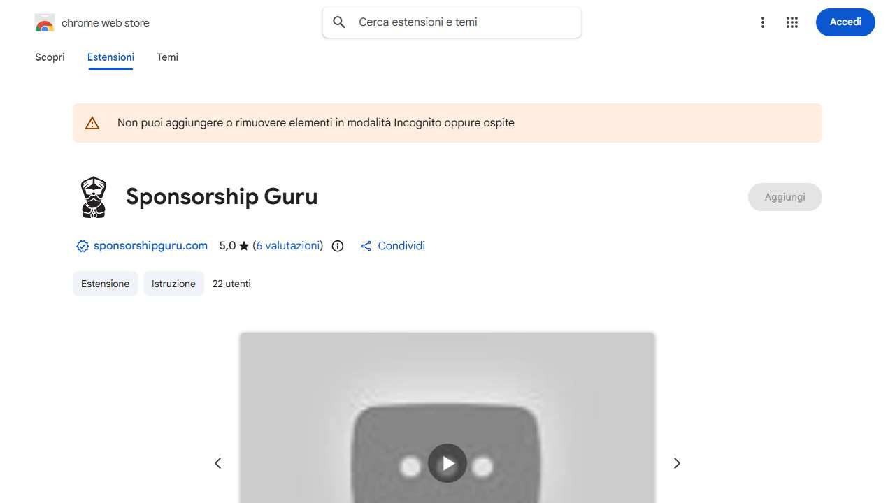 Sponsorship Navigator